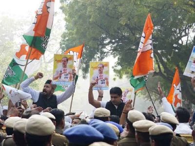 Delhi: IYC marches towards Jantar Mantar, asserts right to peaceful protest