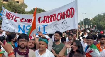 NSUI calls dharna at police station over ‘assault’ on women members during Delhi protest