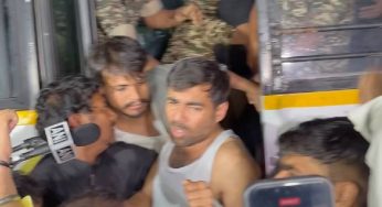 NSUI president detained during protest seeking FIR over ‘assault’ on outfit’s women workers